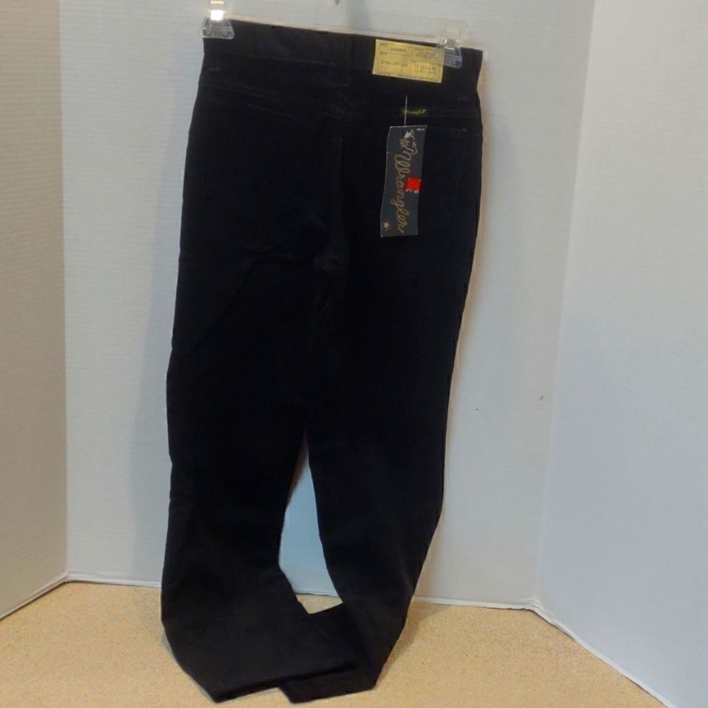 👍 Vintage Wrangler Cords Boys Size 11 Black. K1